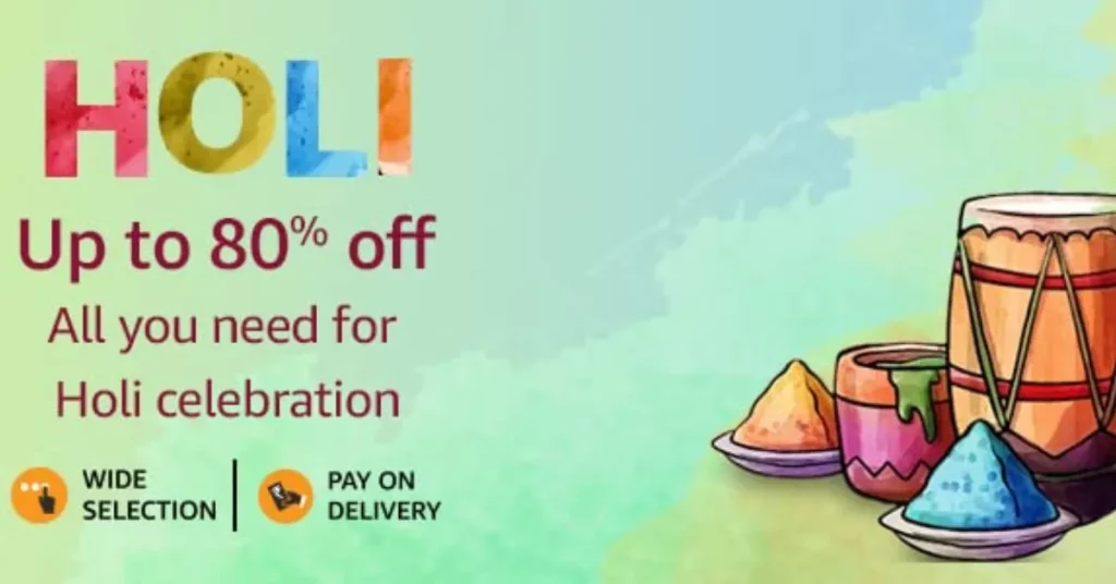 amazon holi sale